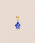 Charms tortue en céramique bleu