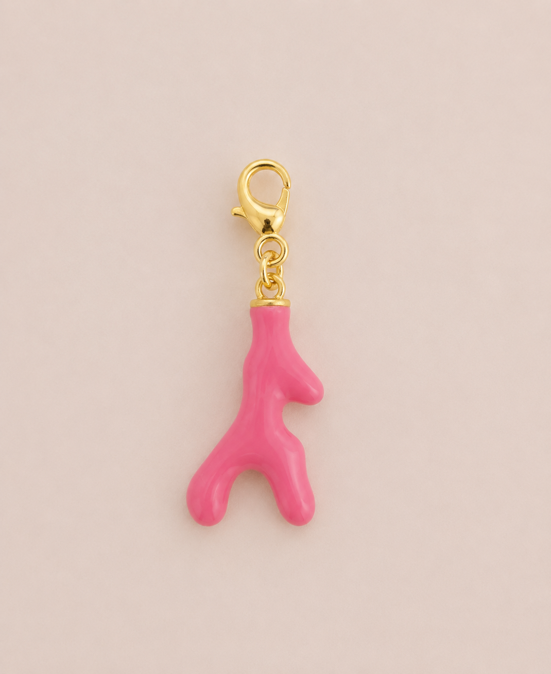 Charms corail rose