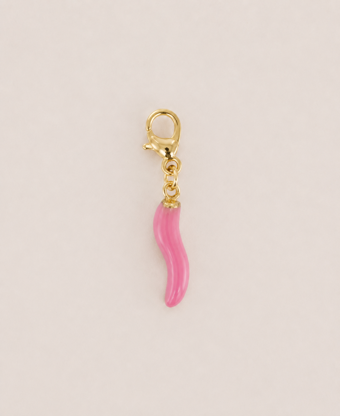 Charms pimento rose (porte bonheur)