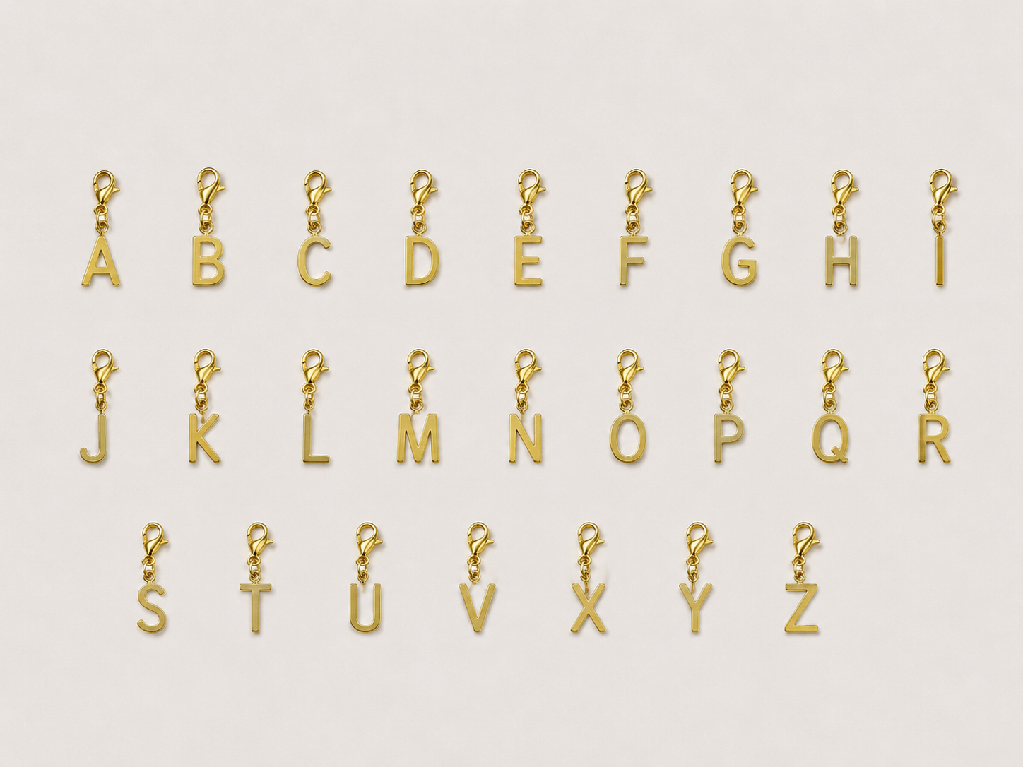 Charms alphabet classique