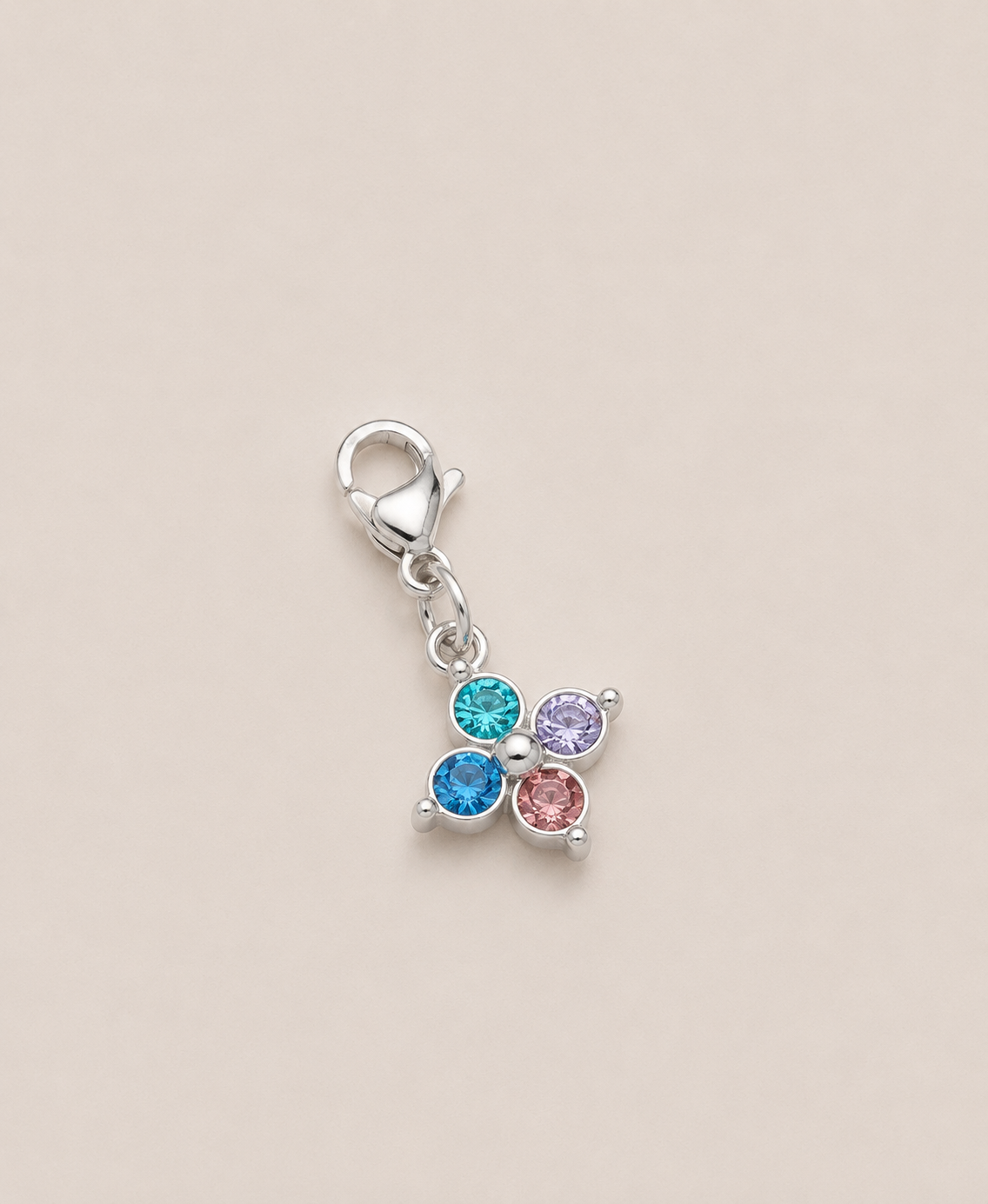 Charms trèfle coloré
