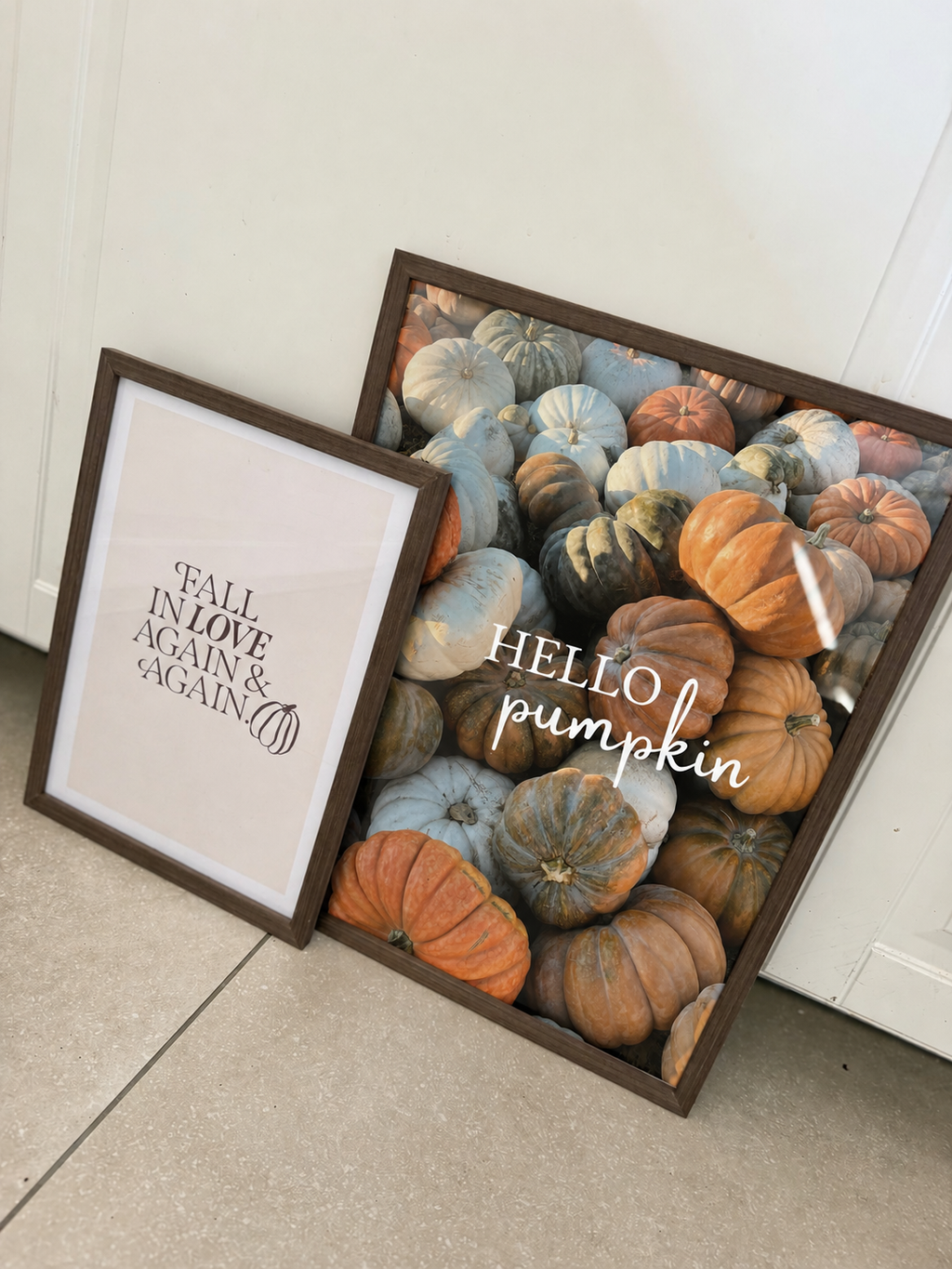 Affiche hello pumpkin