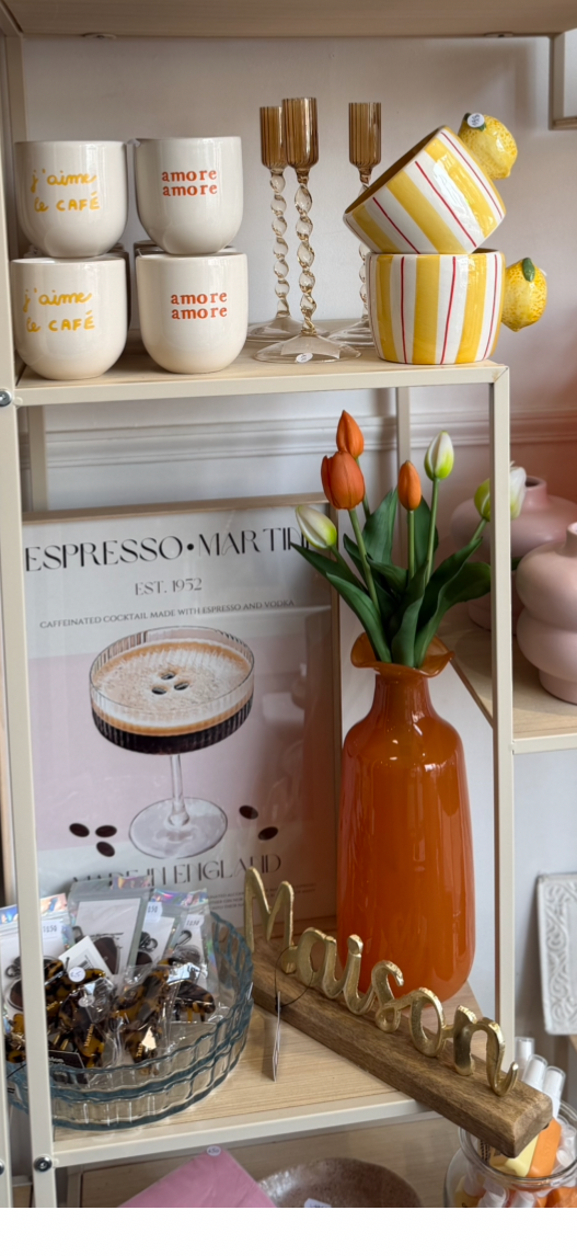 Vase Paola orange