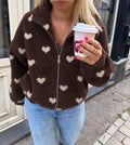 Veste Alba - chocolat