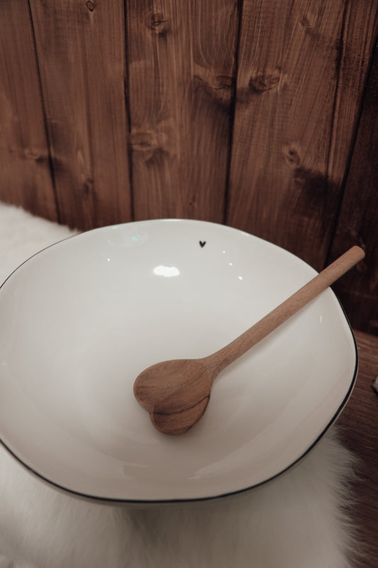 Assiette creuse cœur