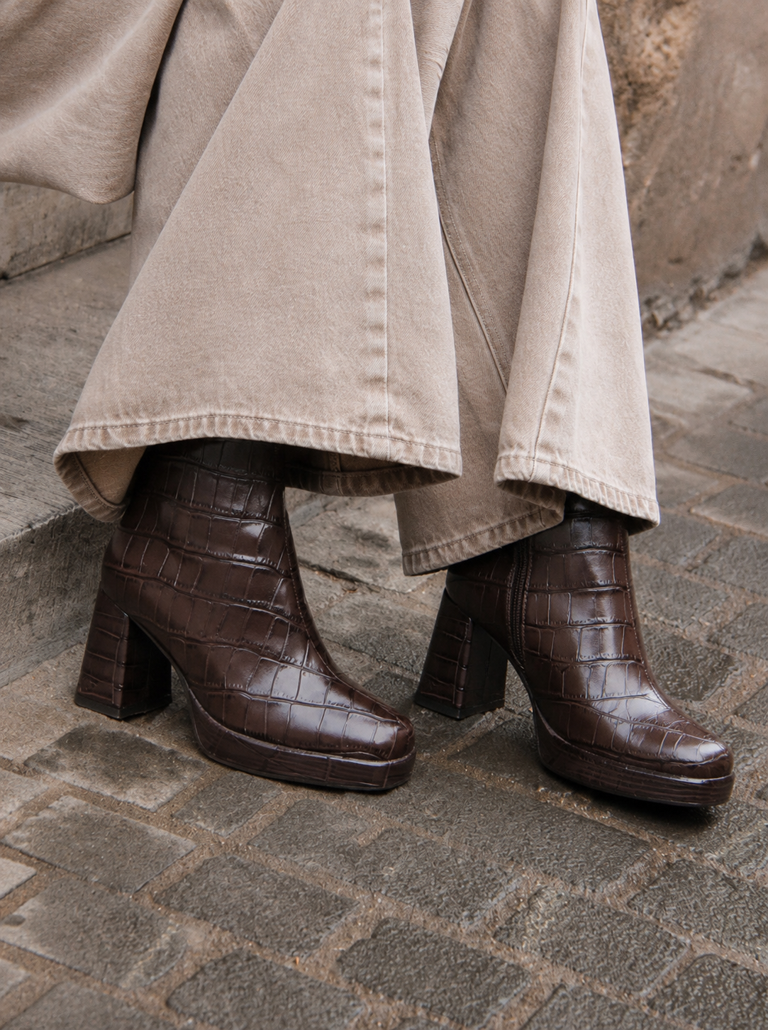 Bottines Paolina - Marron