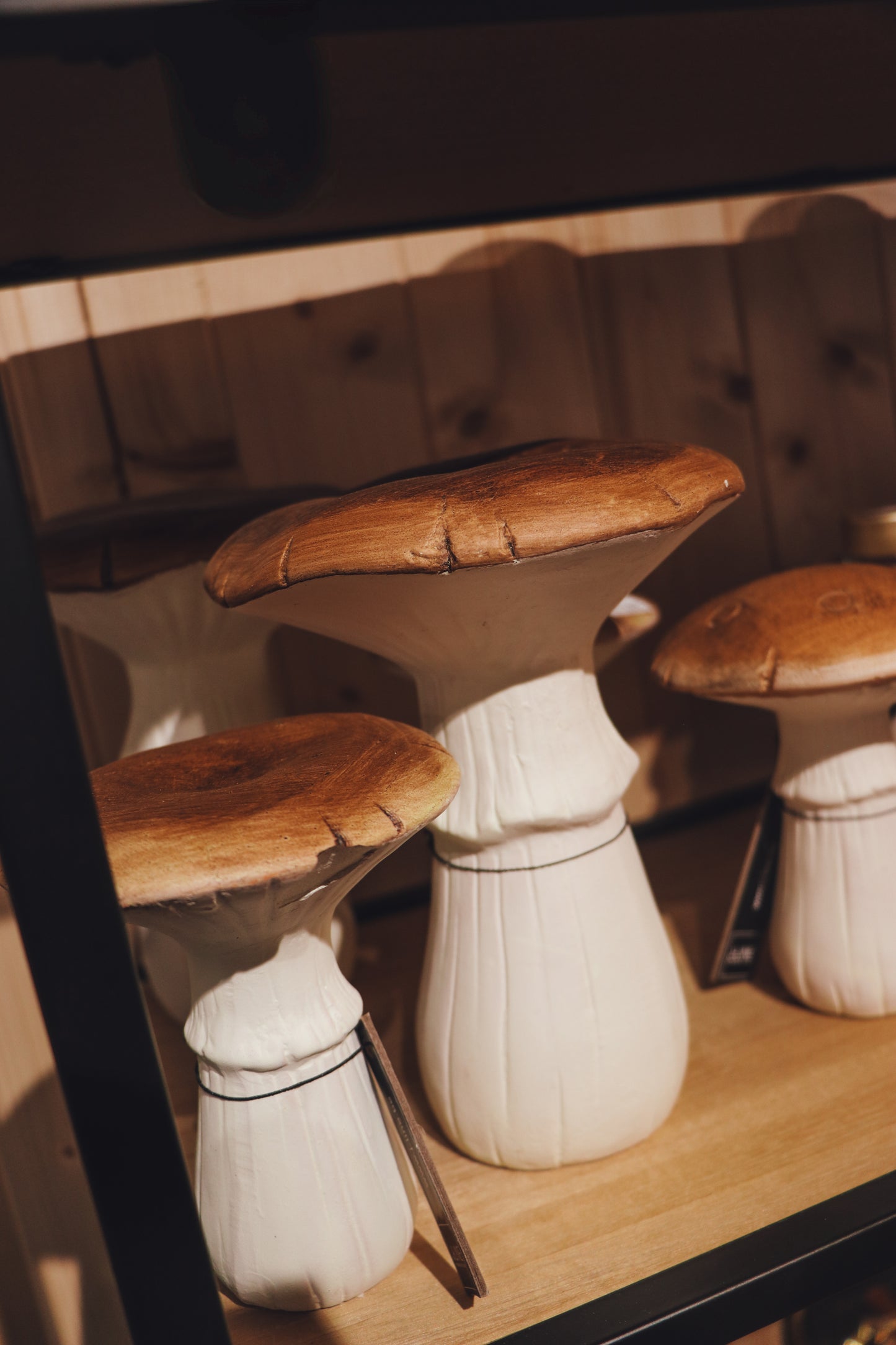 Champignon en céramique