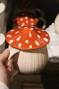 Mug champignon avec couvercle