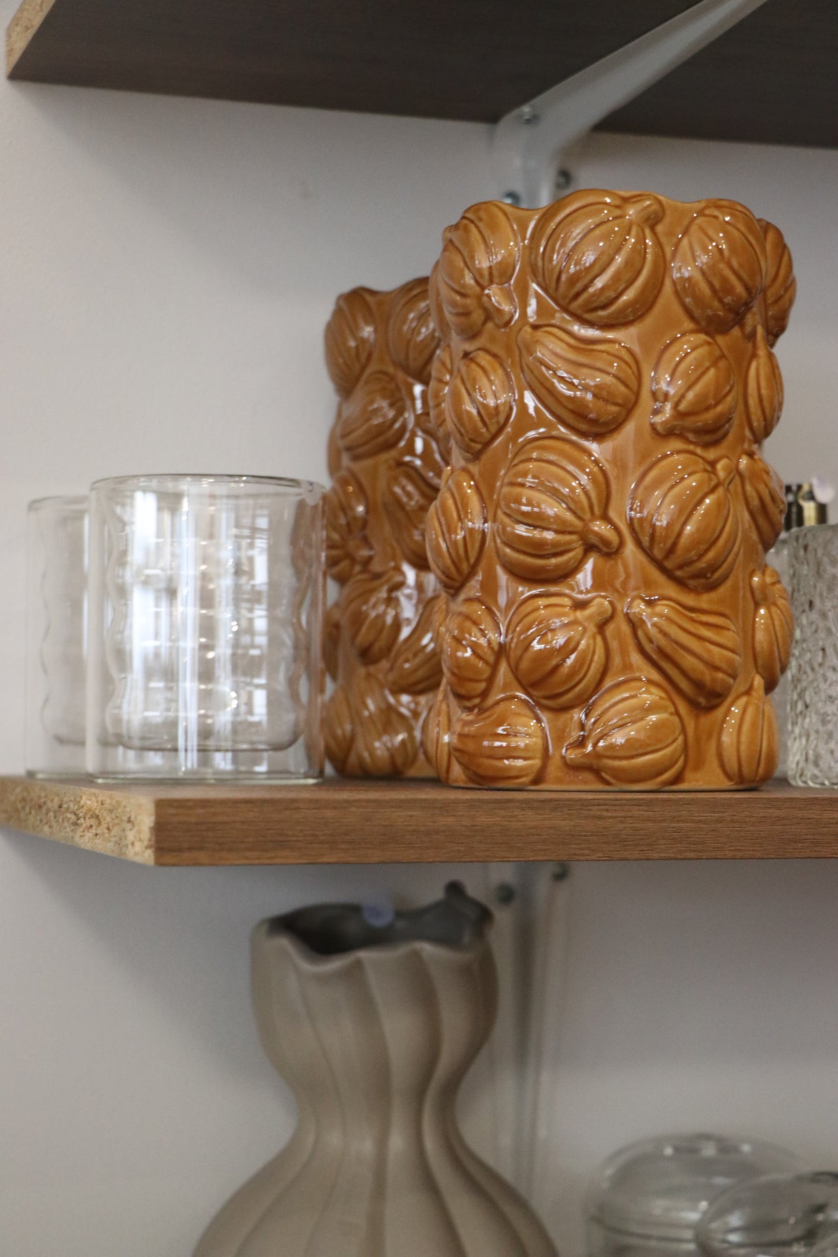 Vase brun