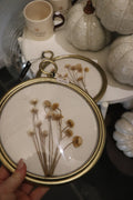Rond mural + fleur séchées