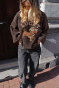 Pull teckel - chocolat - exclu web