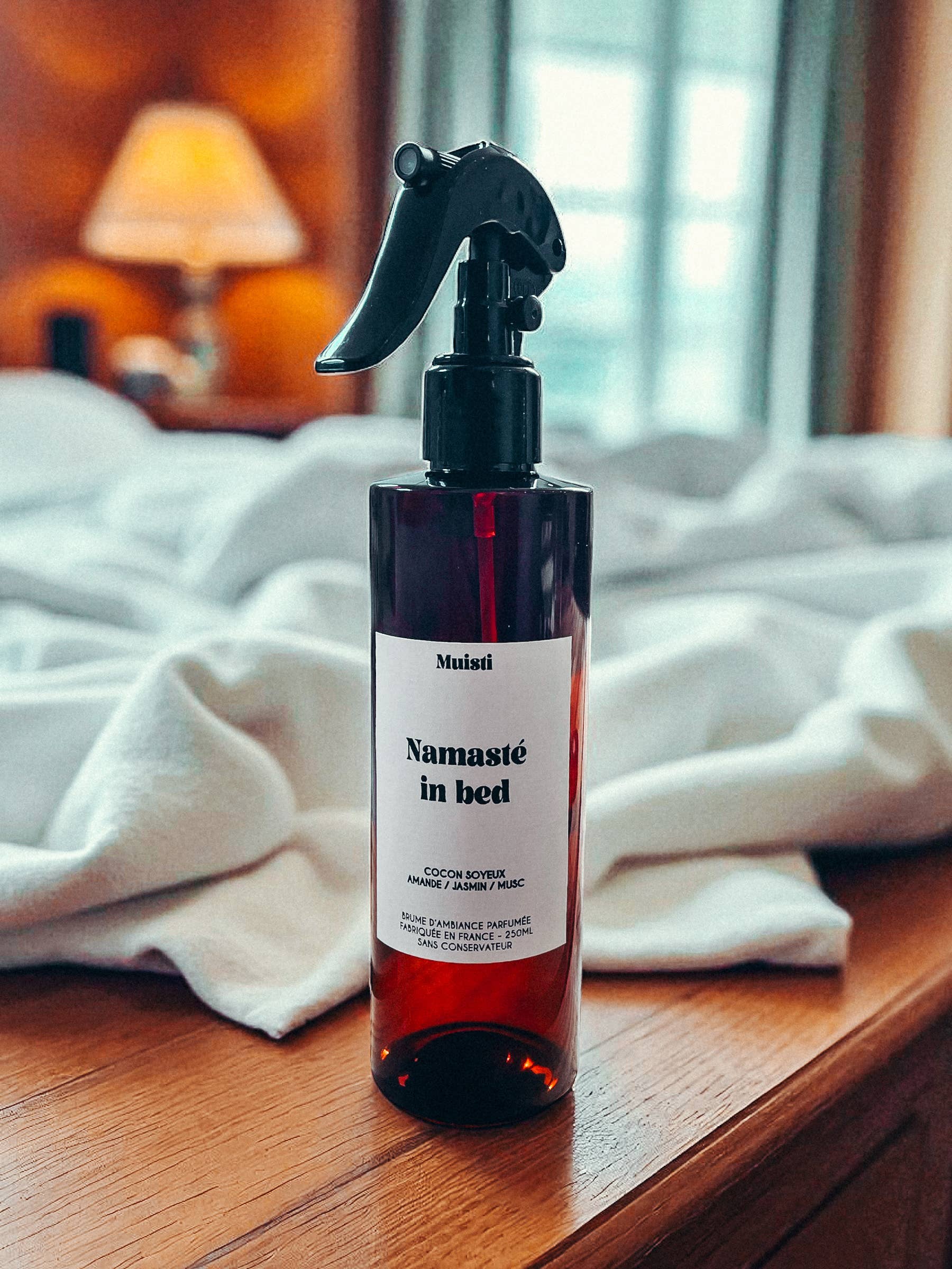 Raumspray - Namasté in bed: Seidiger Kokon