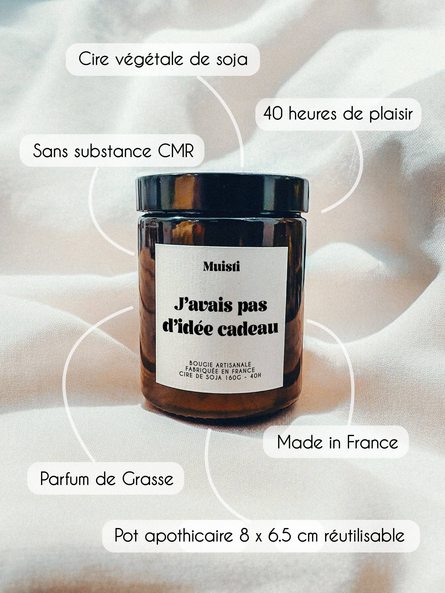 Bougie Parfumée - J'avais pas d'idée cadeau: Cappuccino